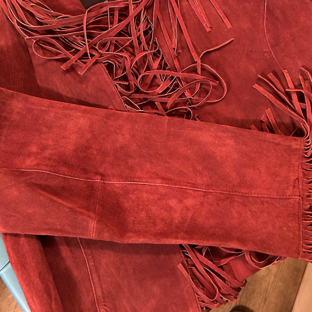Vintage Bernardo Suede Jacket - Large - Picture 12 of 16